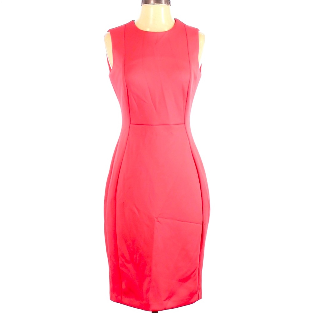 Pink Calvin Klein Sheath Dress
